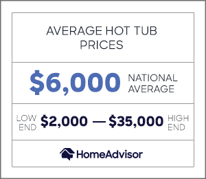 hot tub service cost