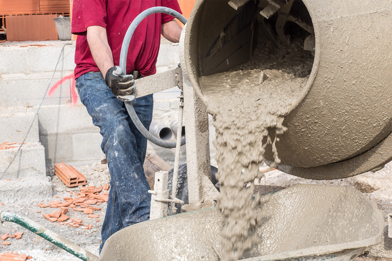 Professional Delivering Concrete To Jobsite 