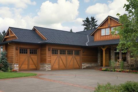 Traditional home with a concrete driveway
