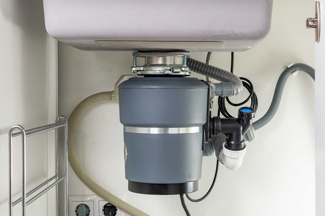 slider for garbage can under kitchen sink