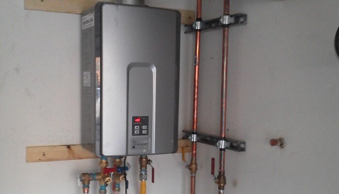 Tankless Water Heater, Basement Water Heater Cost 40 Gallon