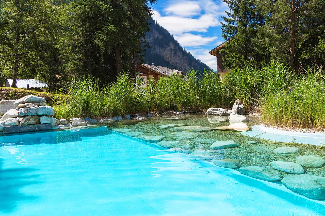 A natural swimming pool