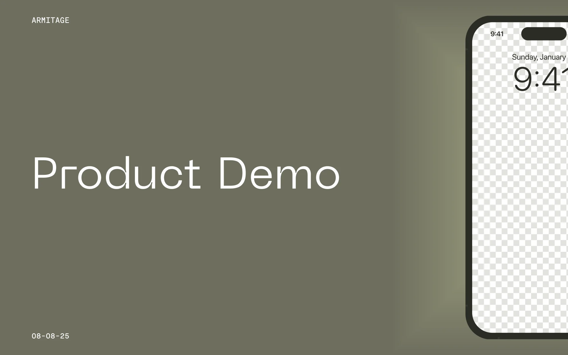 Visual product templates: product demo presentation template for sales teams