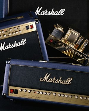 To mark Marshall’s 30th anniversary, a new series of limited edition blue amplifiers were released.
