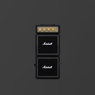 1W Micro Stack with gain, tone and volume controls in black