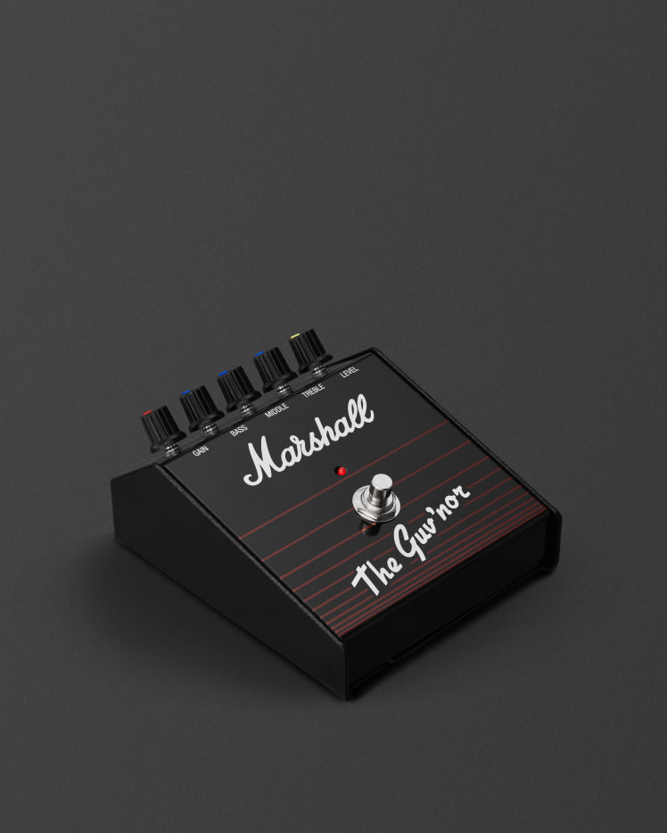 Black The Guv'nor effects pedal for recreating the iconic sound of the original.