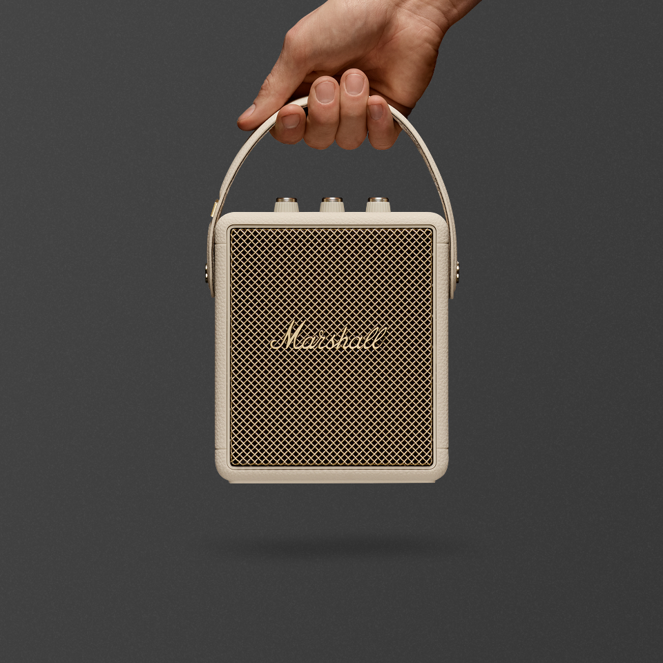 クリームホワイトのヘッドホンとスピーカー | Marshall.com