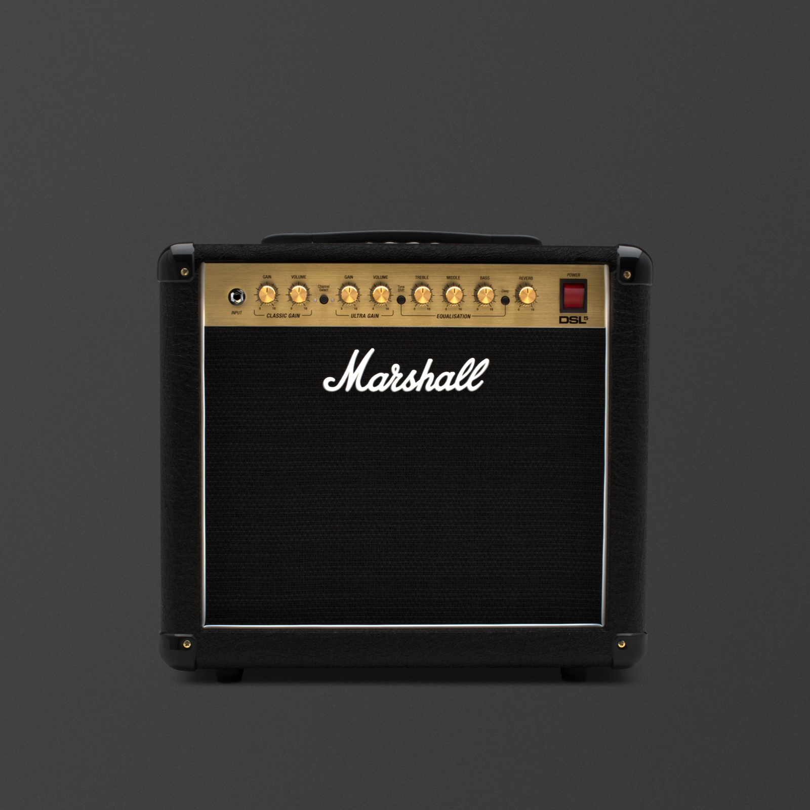 Front facing image of the Marshall DSL5 Combo.
