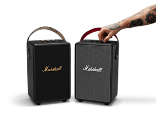 Marshall's Tufton speaker in black and grey.