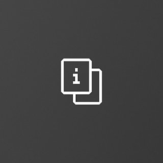 Two overlapping squares with an information "i" icon in the center, displayed on a dark gray background.