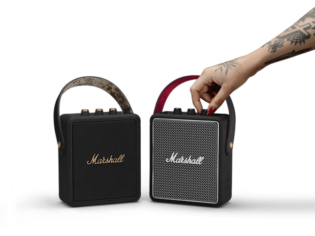 Stockwell II Black and Brass - Portable speaker | Marshall.com