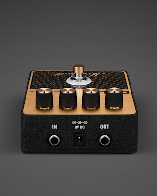 The input and output entrance of the DSL Overdrive pedal.