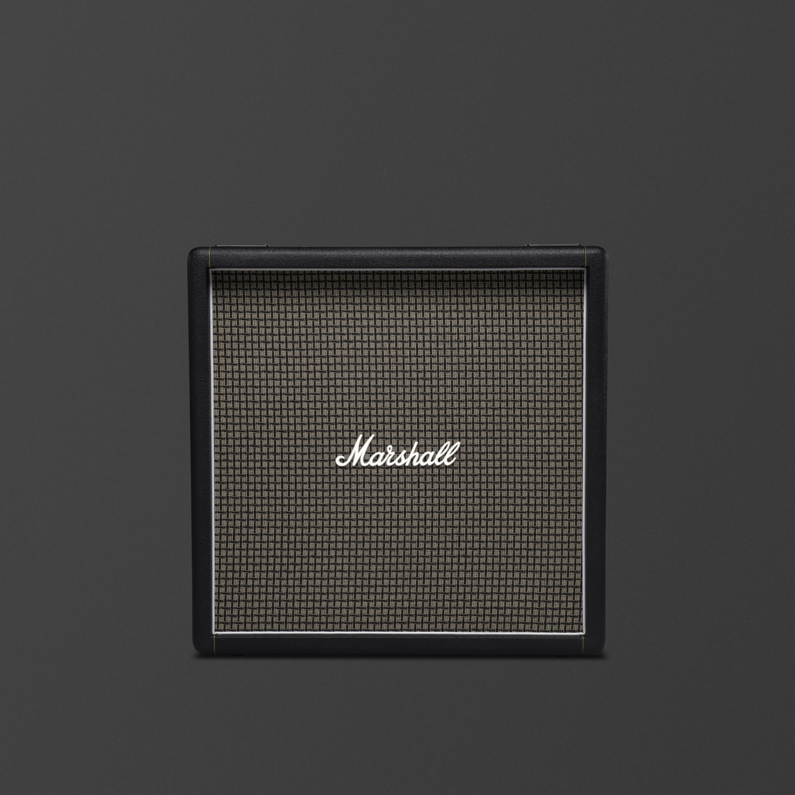 Meuble Marshall 1960BX avec un grill à carreaux des années 70.  