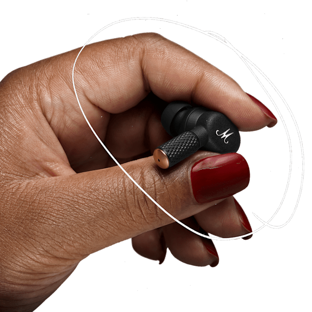 Motif II A.N.C. Black - Noise cancelling earbuds | Marshall.com