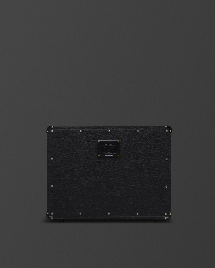 Parte trasera del armario negro de Marshall de 1922.