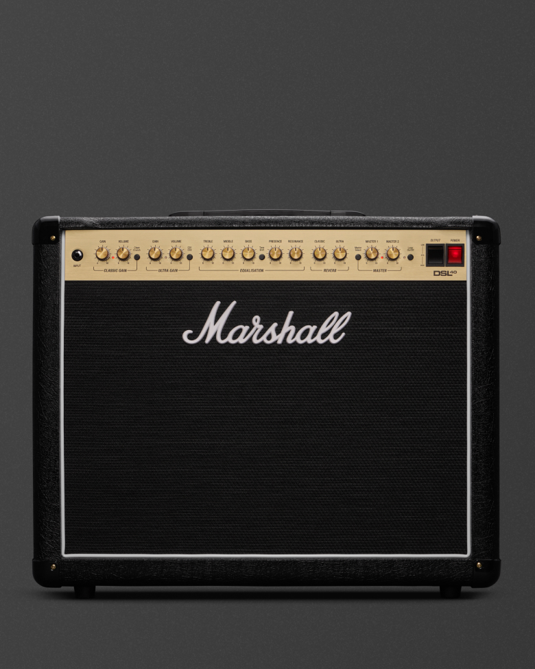 DSL40 Combo マスターボリュームコントロール搭載のパワフルな40Wコンボアンプ | Marshall.com