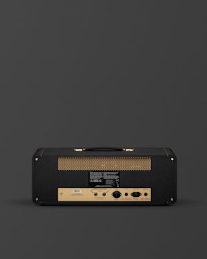 Back panel layout of the JTM45 2245 Vintage Reissue Head on the Support Articles page.