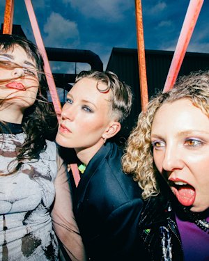 The Dream Nails band posing for a photoshoot.