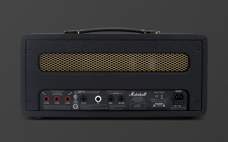 Rückansicht des Marshall Origin20 Head