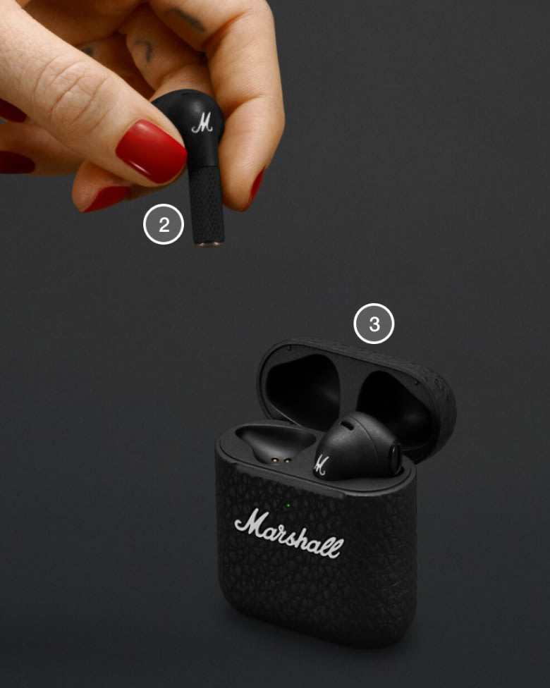 Support for Minor III - How to replace the earbuds | Marshall.com