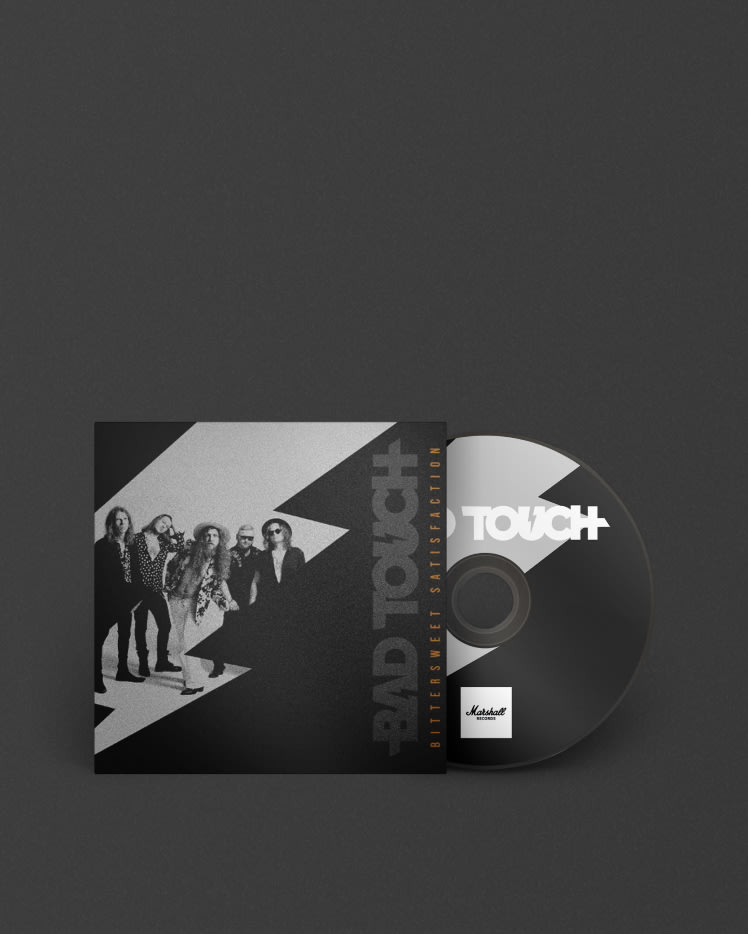 Black and Silver 'Bittersweet Satisfaction' CD by 'Bad Touch'