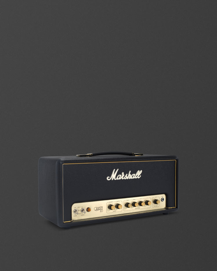Linke Seitenansicht des Marshall Origin20 Head