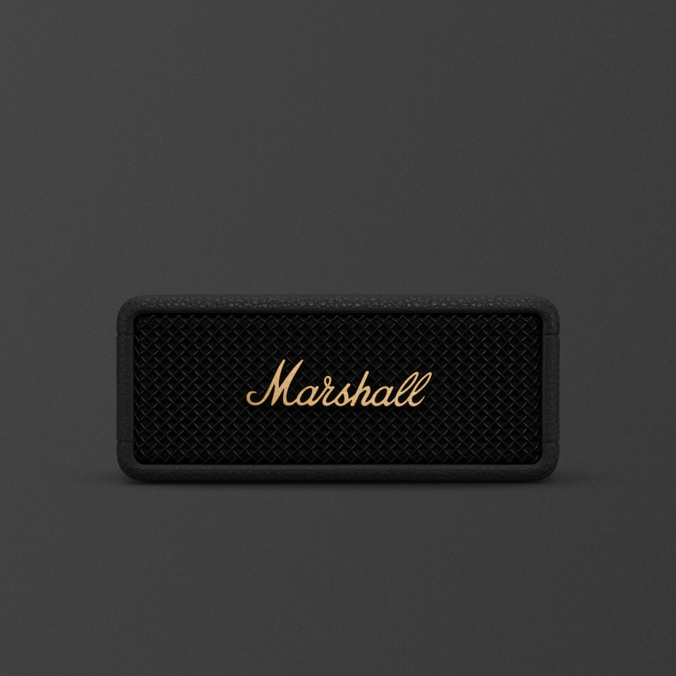 EMBERTON III 三代智能揚聲器黑金- Marshall台灣官方網站
