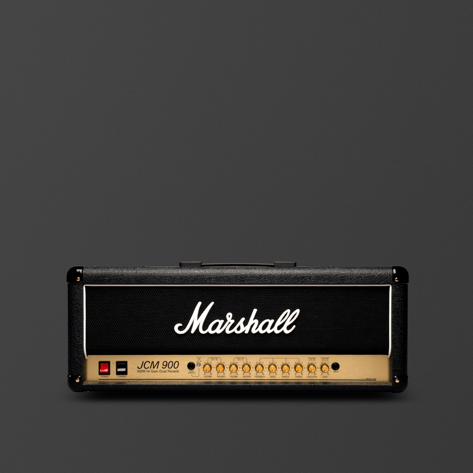 A front facing image of Marshalls JCM900 4100