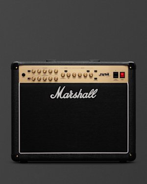 The Amplifier JVM215 Combo has two channels with dedicated volume controls.