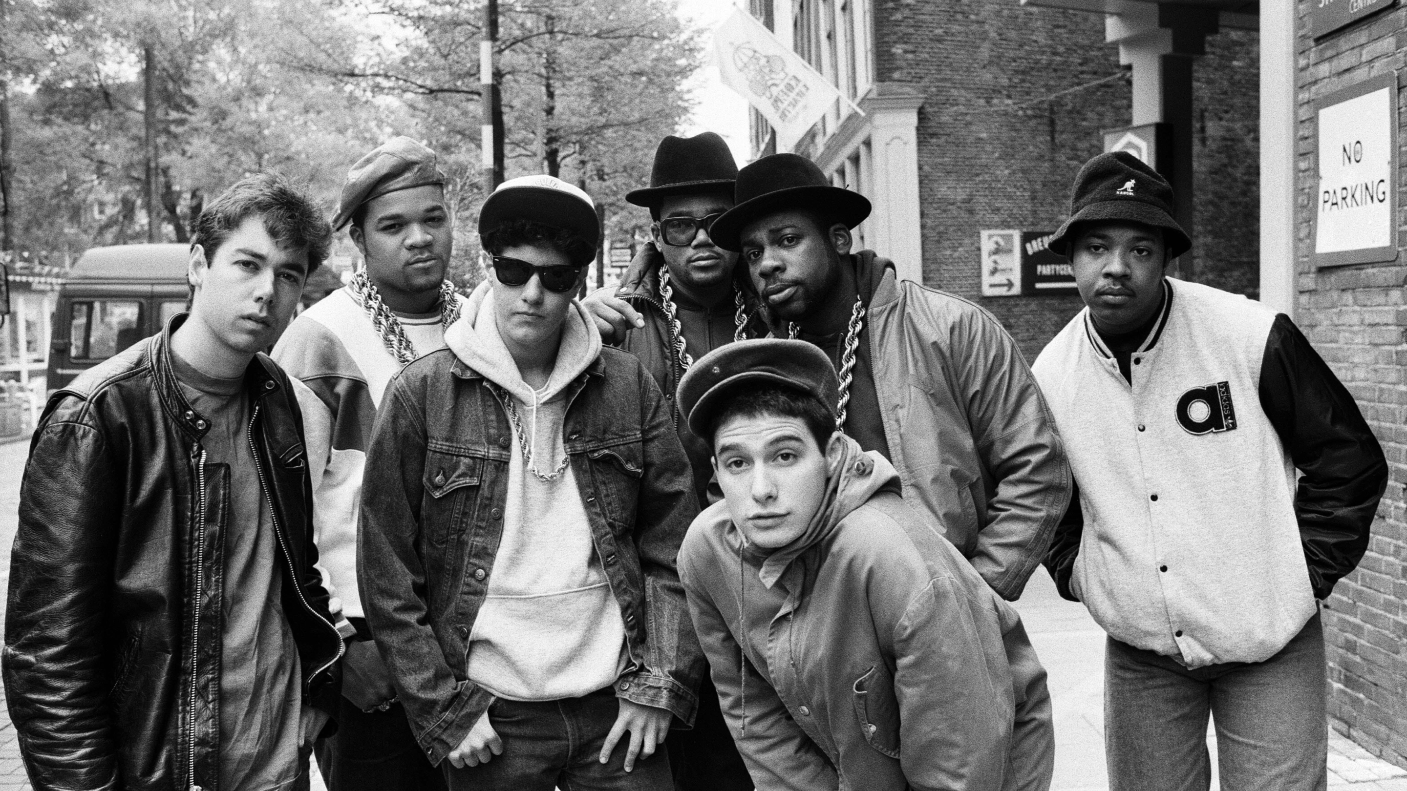 Run DMC and the Beastie Boys grouped together
