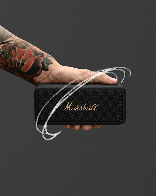Emberton II Black and Steel - Portable speaker | Marshall.com