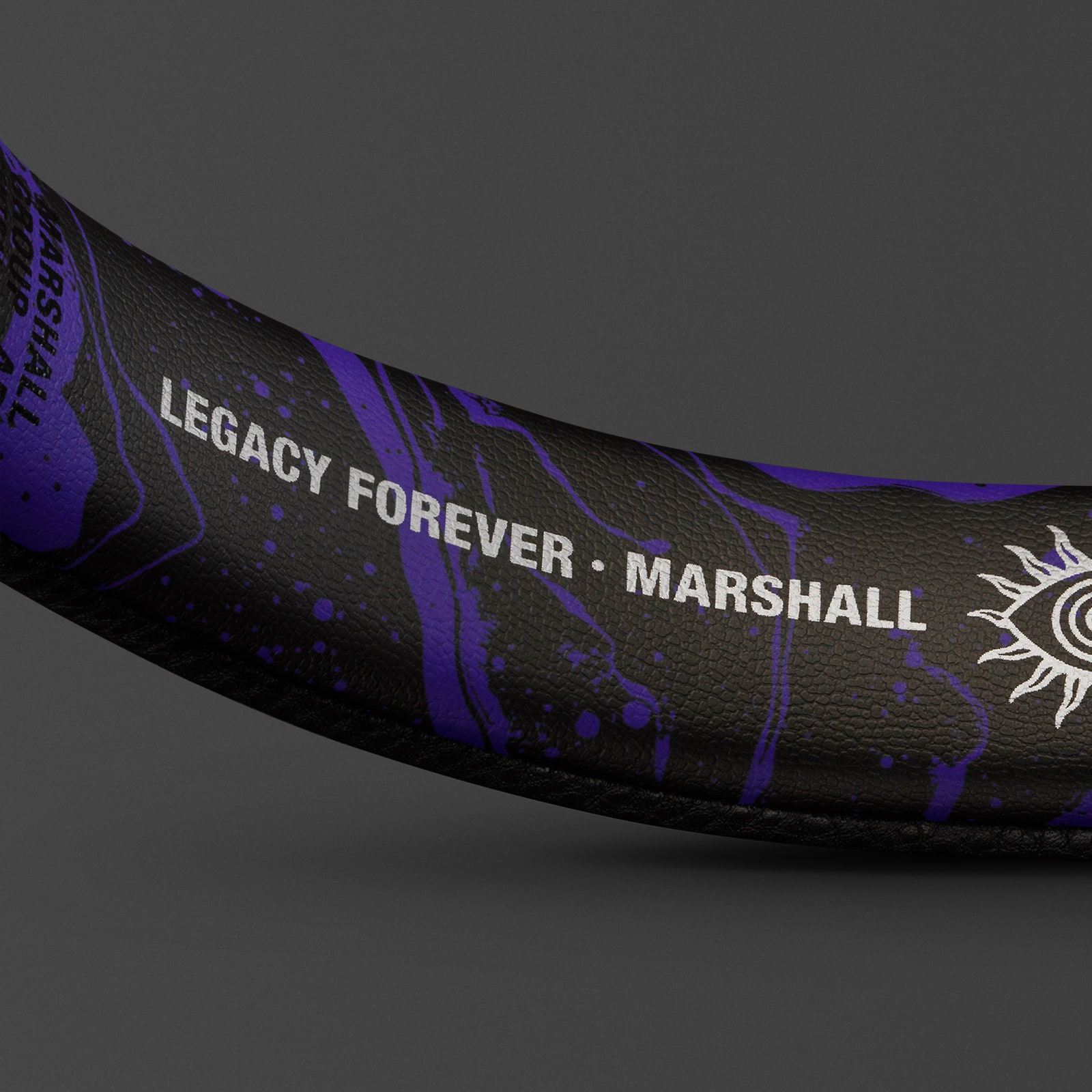 Marshall Major V Hendrix Edition Headphones, цвет: Фиолетовый / Чёрный — фото 4