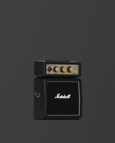 Photo of MS-2 MICRO-AMP from Marshall in black from left