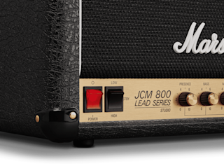 A zoomed in image of Marshalls Studio Classic Head.