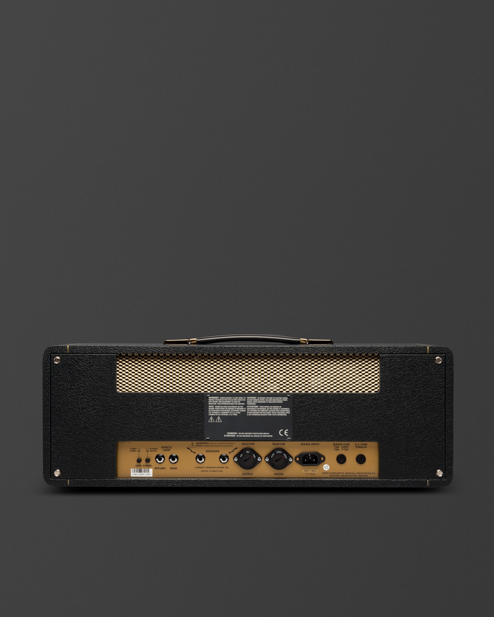Support for 1987X Vintage Reissue Head - Device layout | Marshall.com