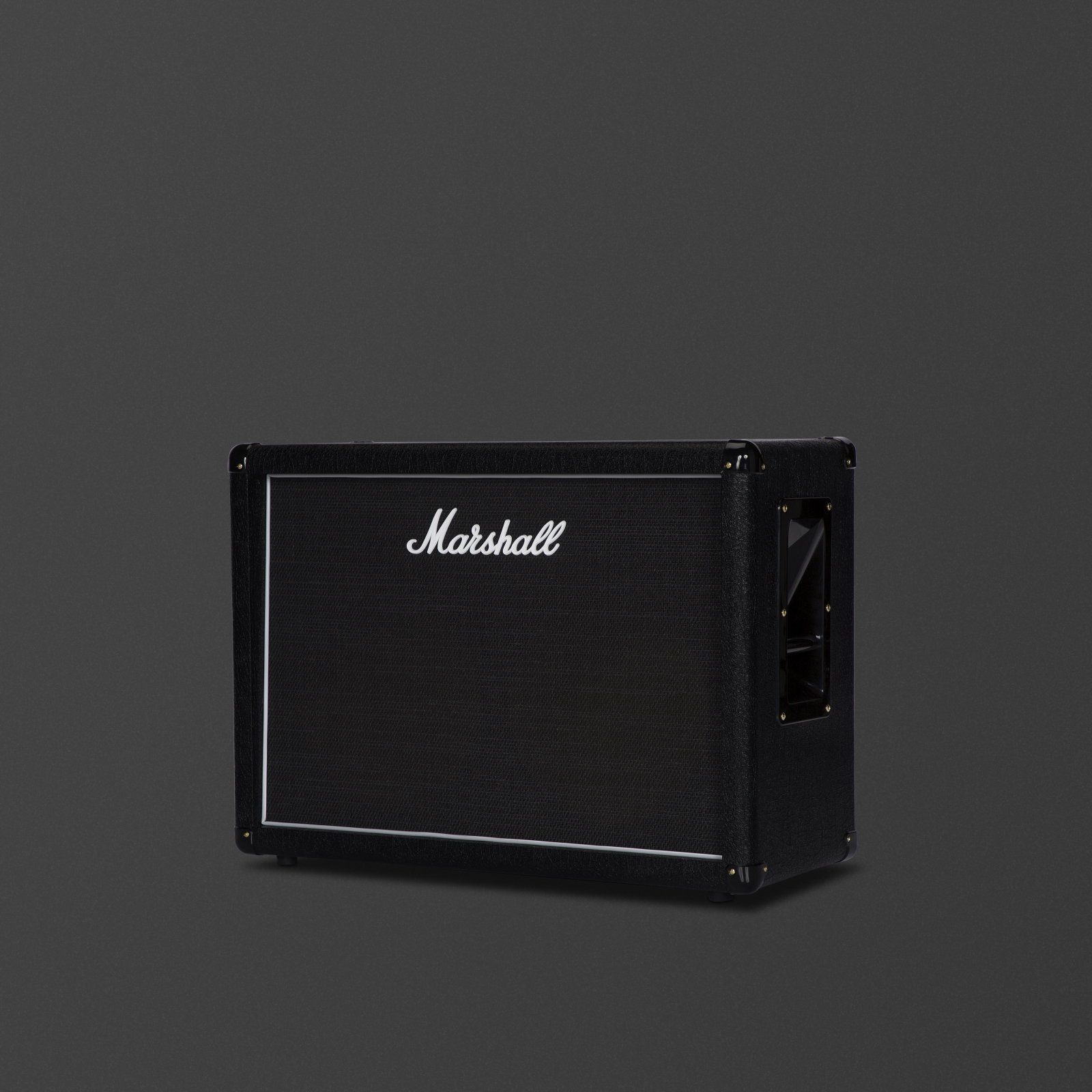 Das schwarze MX212-Gehäuse von Marshall.  