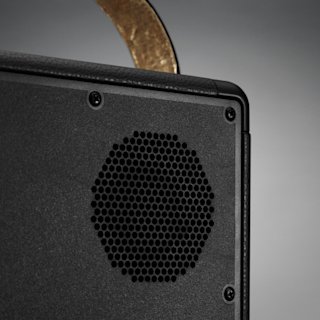 Close-up of the back of the Marshall's Tufton speaker