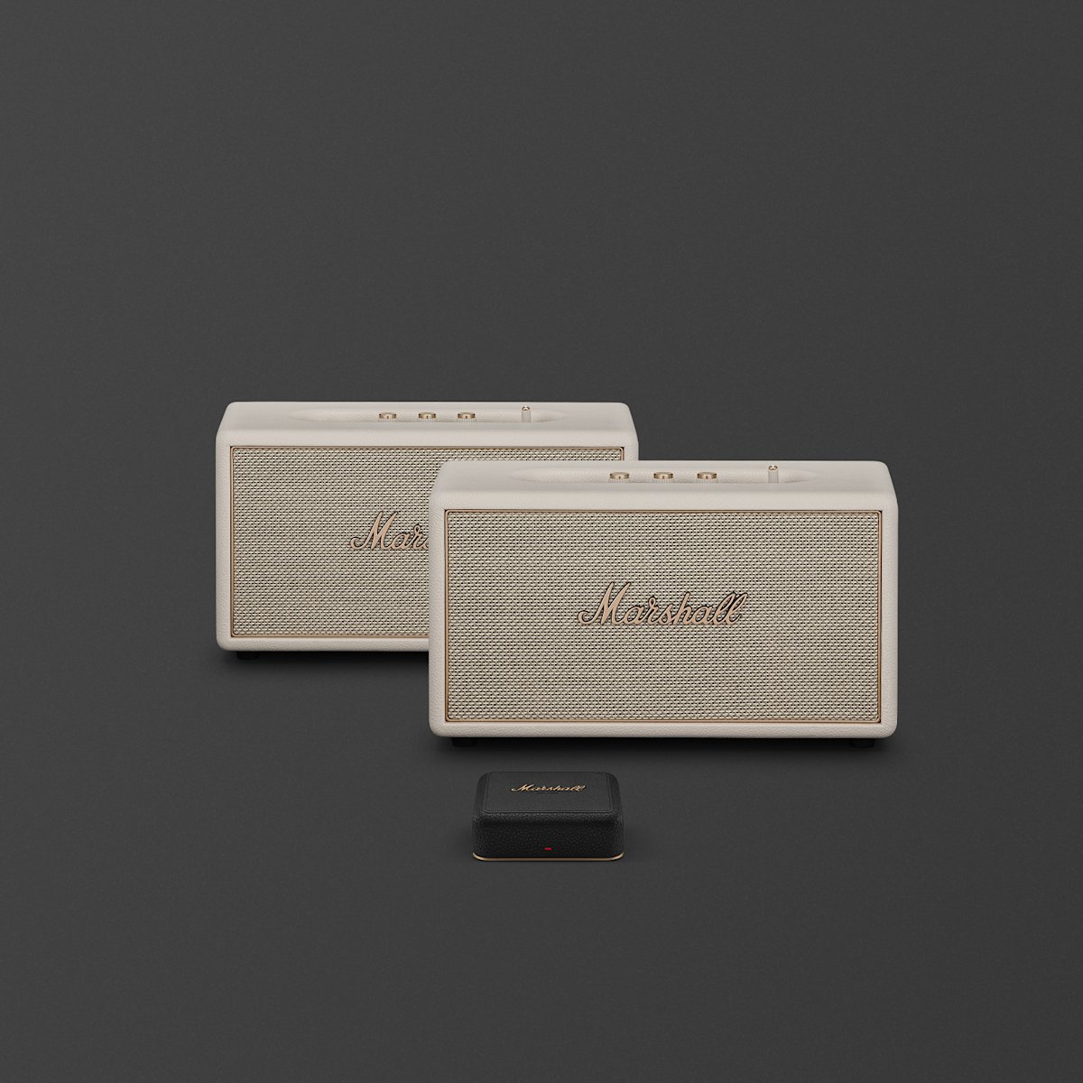 Front facing image of the bundle including Heddon + 2 x Stanmore IV Cream
