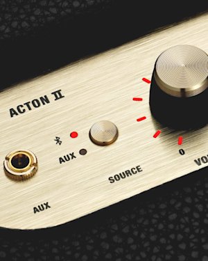 The Bluetooth button on top of the Acton II Bluetooth speaker.