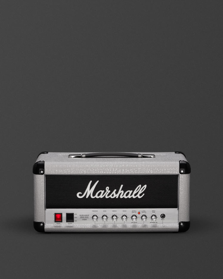 Marshall Studio Jubilee Head amplifier on a black background.