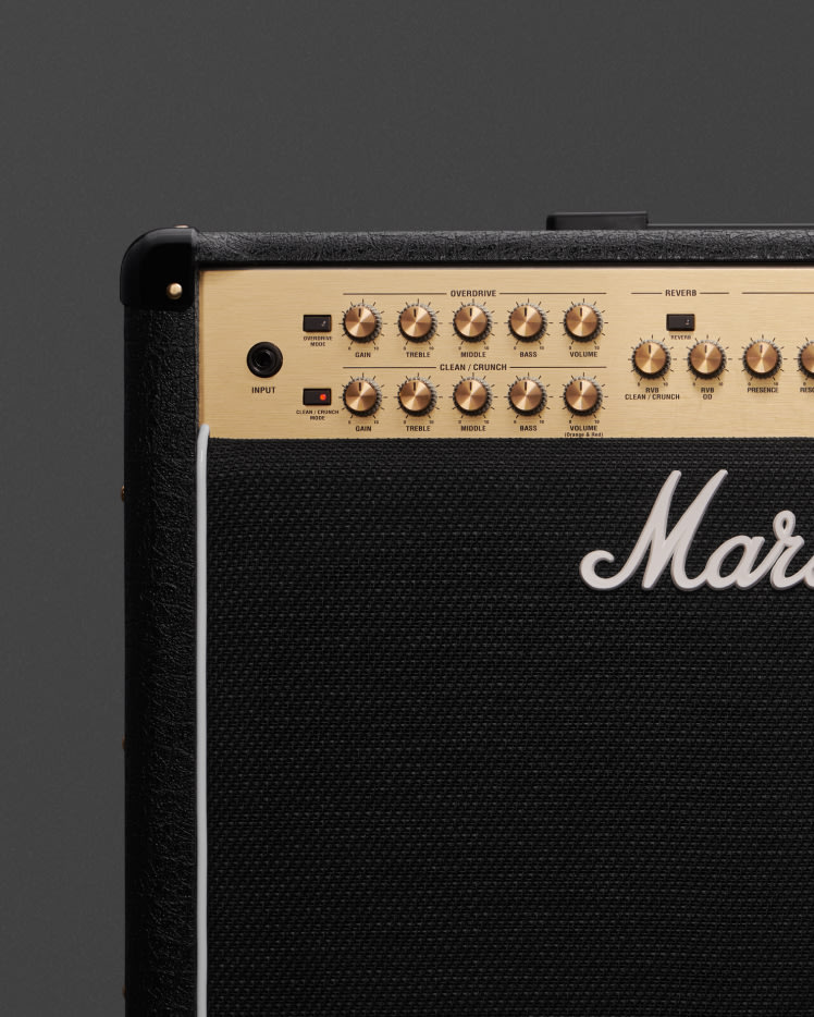 Marshall JVM205C upper left corner zoomed in