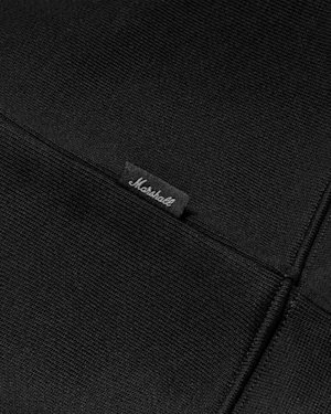 Close-Up of the Standard Issue Script sweatshirt side label