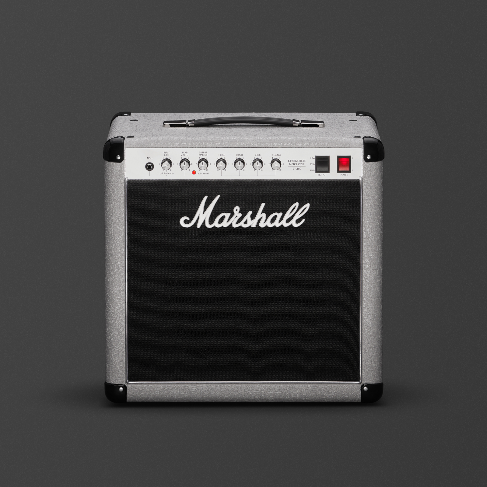 Marshall 2525c en negro y plata
