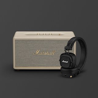 Square image of Stanmore III Black and Major V Cream