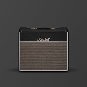 Marshall's black and gold 1974X handwired combo.