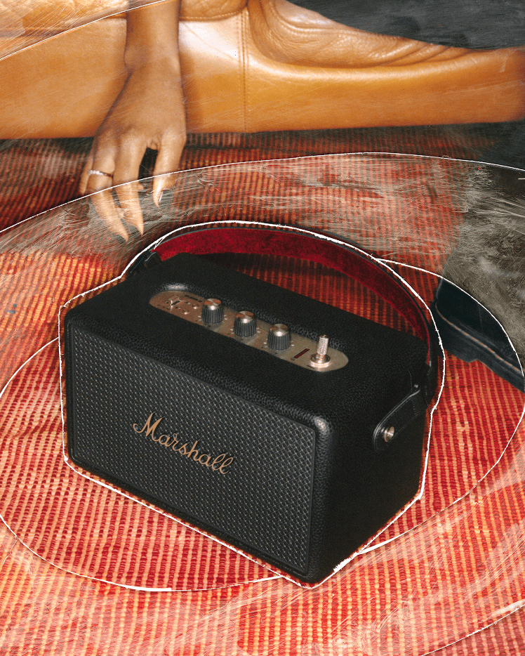 Portable Bluetooth speaker with 50+ hours of playtime