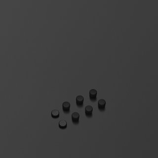 Heston 60 feet in black flat with a gray background