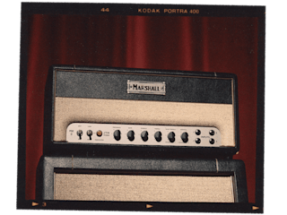GIF showing different angles and shots of the Marshall Studio JTM Head amp.