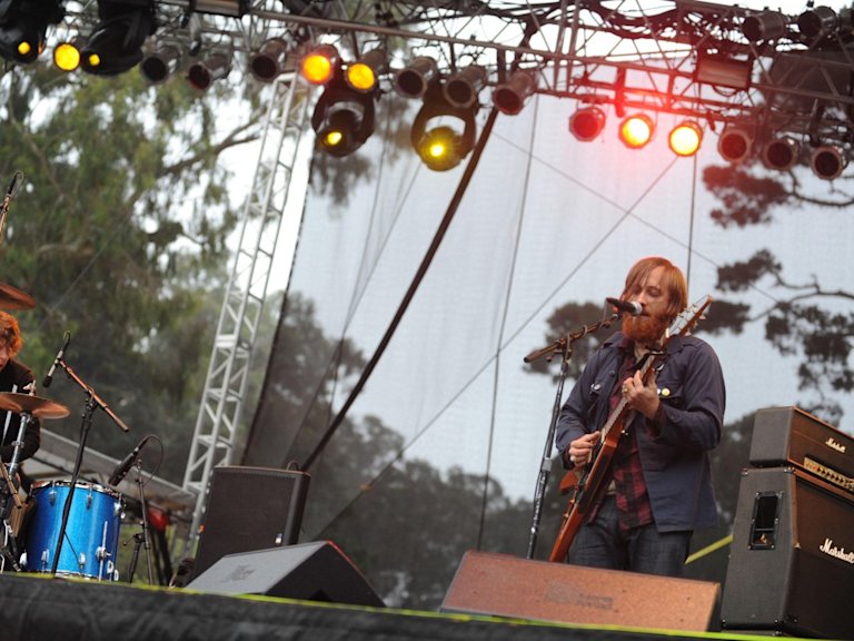 The Black Keys perform in 2008.