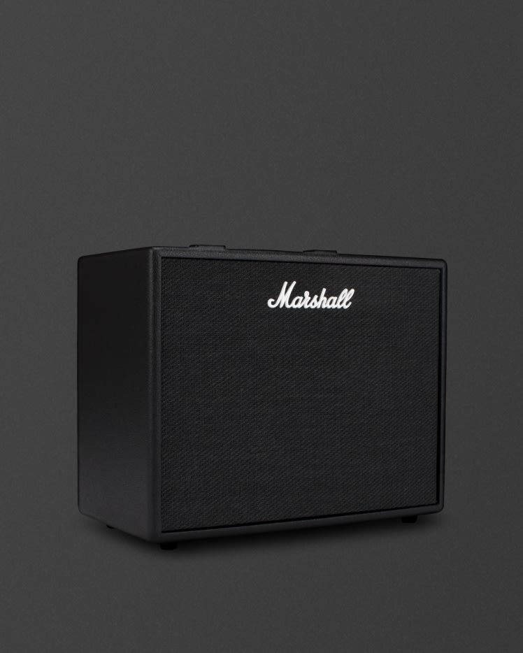Left side view of the Marshall CODE50 Combo.